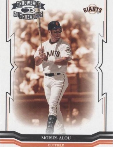 2005 Donruss Throwback Threads - Moises Alou #225