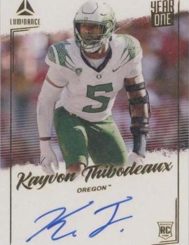 2022 Panini Luminance Kayvon Thibodeaux #YSR-KTH