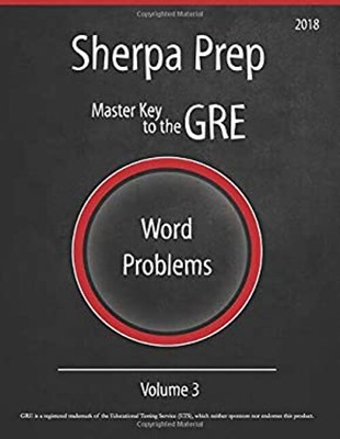 Master Key to the GRE : Word Problems Paperback
