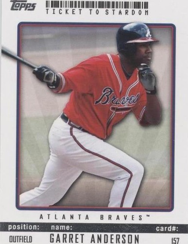 2009 Topps Ticket To Stardom - Garret Anderson #157