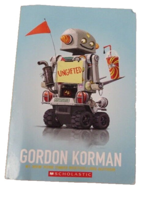 Gordon Korman Book 'Ungifted' Paperback Scholastic Fun Book for Youth