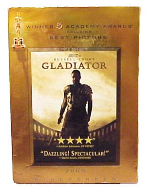 GLADIATOR RUSSELL CROWE 2000 WIDESCREEN 90667 DVD VIDEO MOVIE