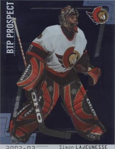 2002-03 In the Game Be A Player Between the Pipes - Simon Lajeunesse #99