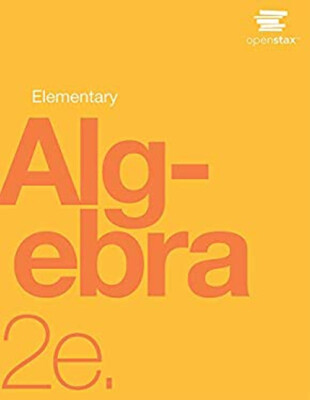 Elementary Algebra 2e by OpenStax paperback version, B&W OpenStax