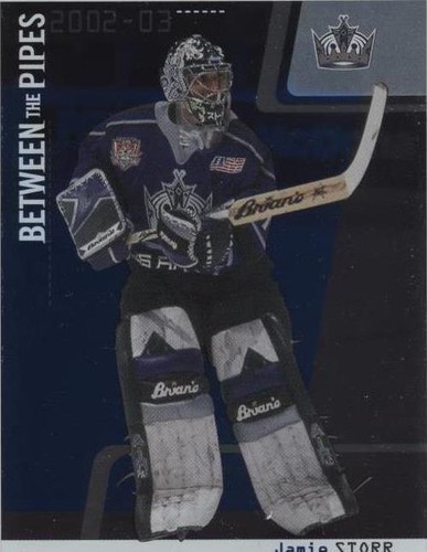 2002-03 In the Game Be A Player Between the Pipes - Jamie Storr #24
