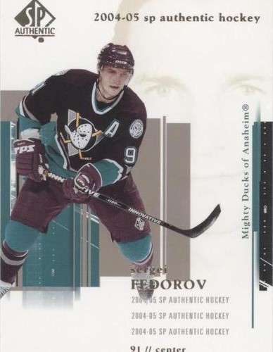 2004-05 SP Authentic - Sergei Fedorov #3