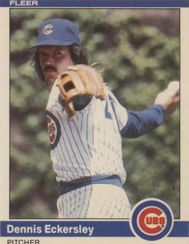 1984 Fleer Update - Dennis Eckersley #U-34