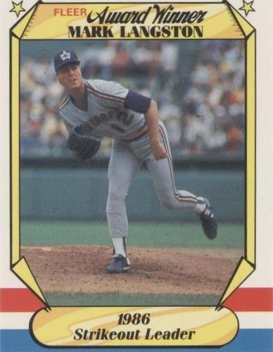 1987 Fleer Award Winners - Mark Langston #22