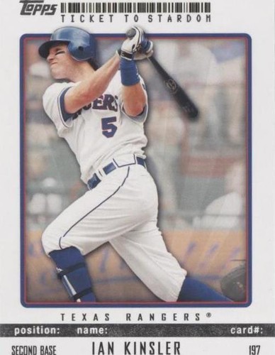 2009 Topps Ticket To Stardom - Ian Kinsler #197