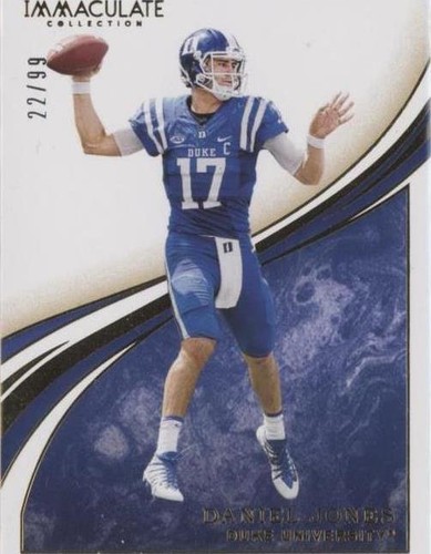 2020 Panini Immaculate Collection Collegiate Daniel Jones #6