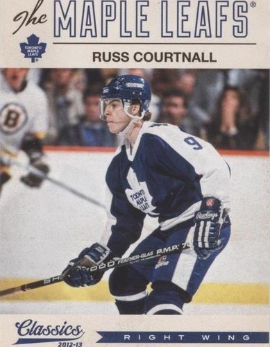 2012-13 Panini Classics Signatures - Russ Courtnall #13