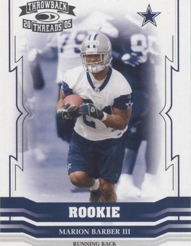 2005 Donruss Throwback Threads Marion Barber III #169