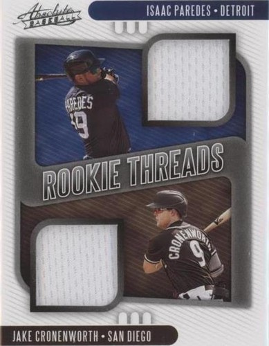 2021 Panini Absolute - Isaac Paredes Jake Cronenworth #RTD-IP