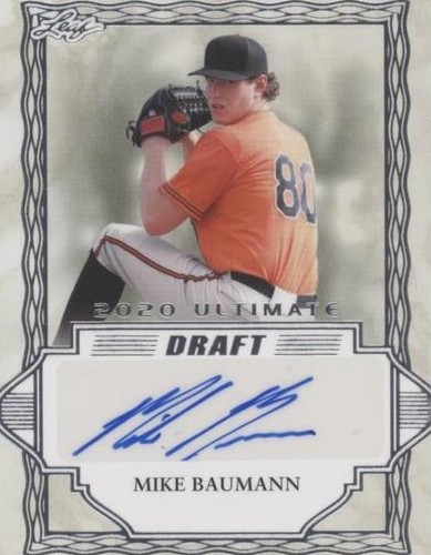 2020 Leaf Ultimate Draft - Mike Baumann #BA-MB2