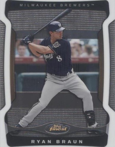 2009 Topps Finest - Ryan Braun #8