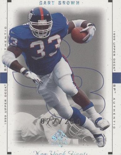 1999 SP Authentic Gary Brown #56 AE