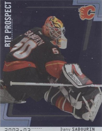 2002-03 In the Game Be A Player Between the Pipes - Dany Sabourin #104