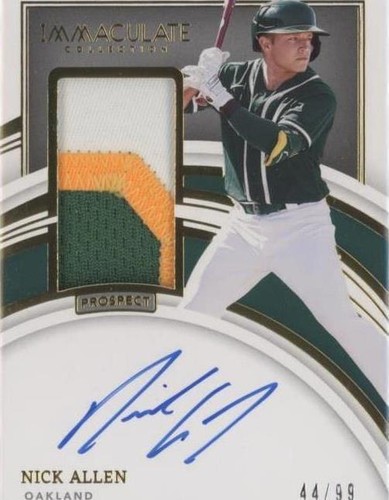 2022 Panini Immaculate Collection - Nick Allen #PPA-NA