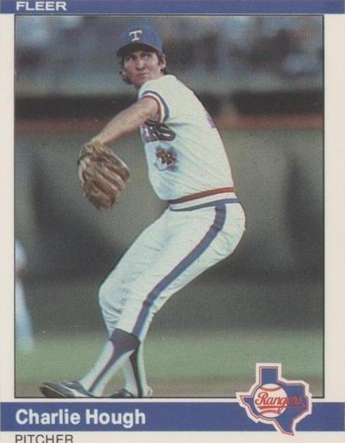 1984 Fleer - Charlie Hough #419