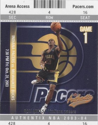 2003-04 Fleer Authentix - Metta World Peace #60