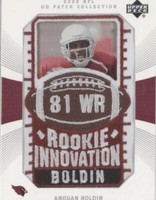2003 Upper Deck UD Patch Collection Anquan Boldin #147