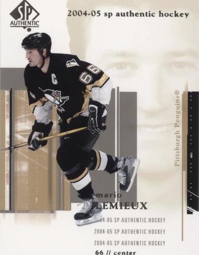2004-05 SP Authentic - Mario Lemieux #72
