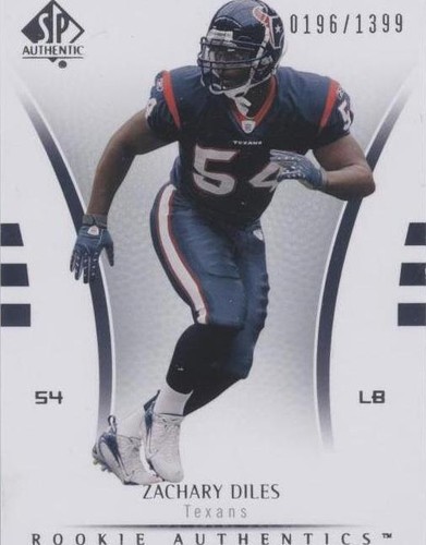 2007 SP Authentic Zach Diles #146