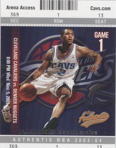 2003-04 Fleer Authentix - Dajuan Wagner #12
