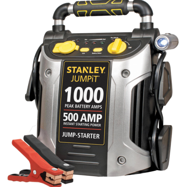 Portable Jump Starter 1000 Amp Battery W/led Light + Usb Car Truck Rv