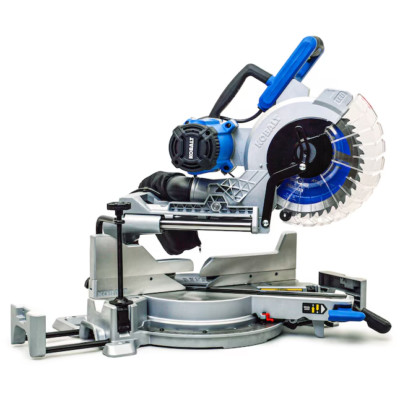 Kobalt Compact 10-in 15-Amp Dual Bevel Sliding Compound Corded Miter Saw SM2518L