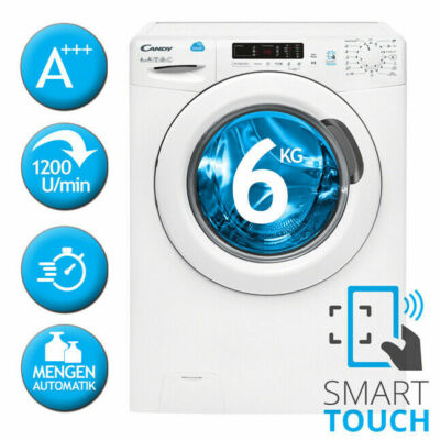 Waschmaschine Frontlader A+++ 6kg Candy CS4 1262D3/1-S