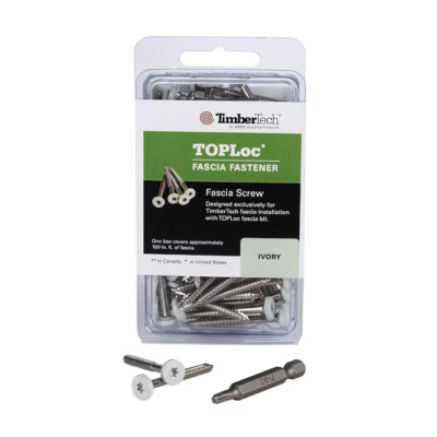 100pcs TimberTech TOPLoc Fascia Fastener Screws Ivory Qty FREE SHIP