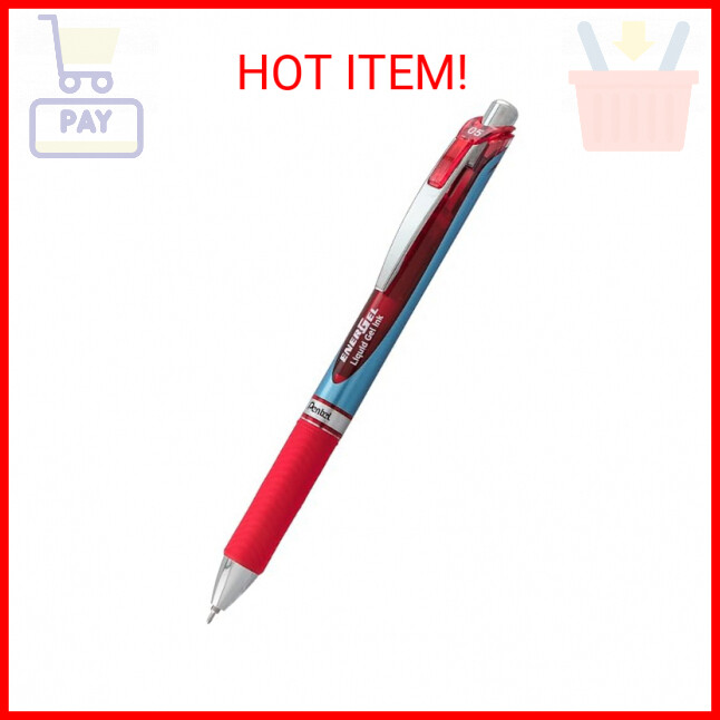 Pentel&reg; EnerGel&reg; RTX Retractable Liquid Gel Pens, Fine Point, 0.5mm, 54% Recycle