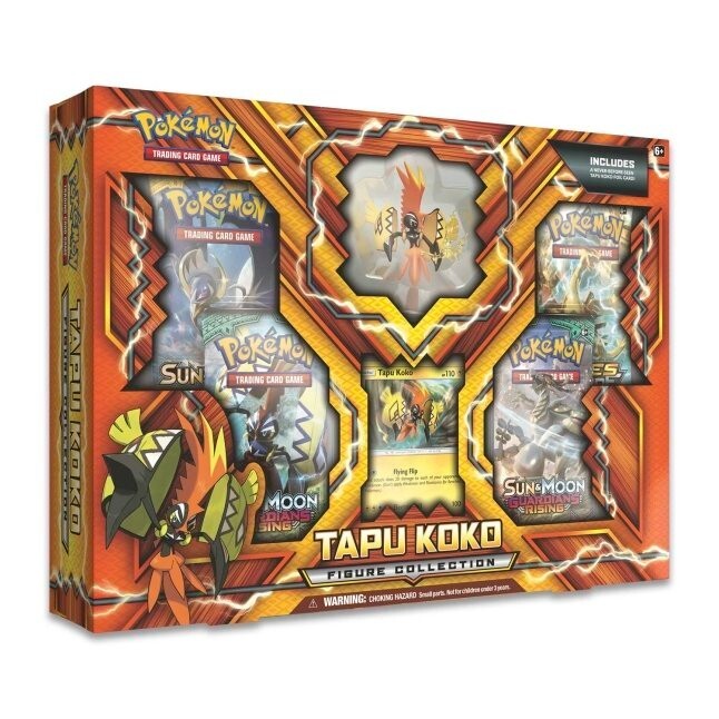 NIB FACTORY SEALED Pokemon TCG: Tapu Koko Figure Collection