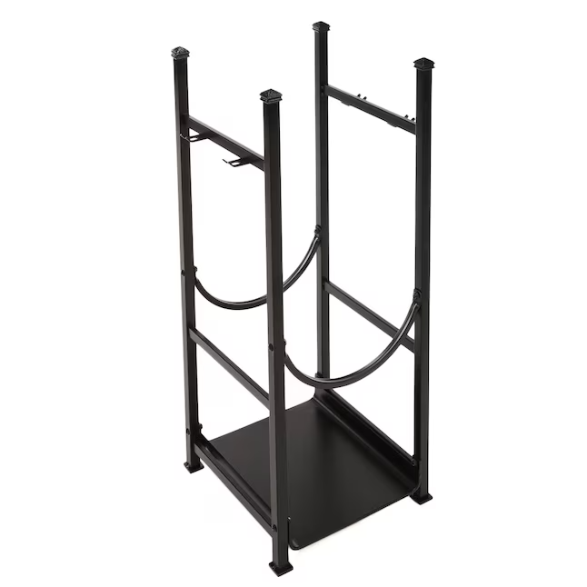 Style Selections Log Rack with Fireplace Tool Set #781476 UPC 093432158500