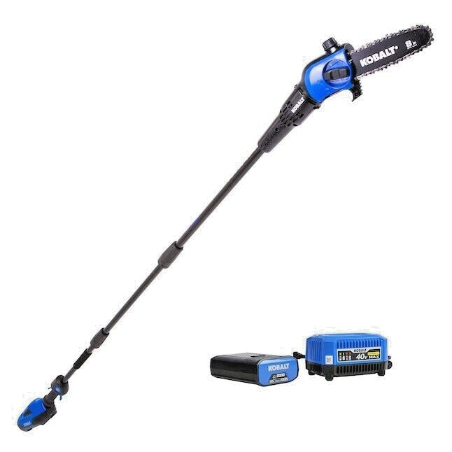 Kobalt 40V 8 inch Cordless Pole Saw KPS80 08 with 2.5Ah Battery and 2A Charger eBay