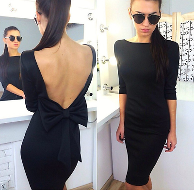 Bow hot sale sleeve dress