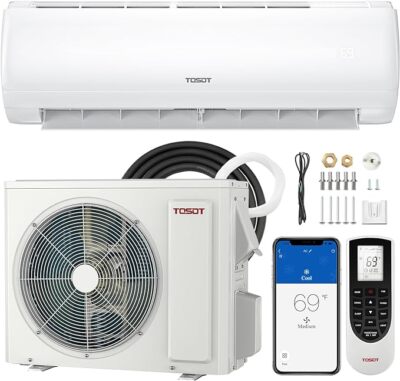 TOSOT 9,000 BTU Mini-Split Air Conditioner Wifi Split System - Scratch & Dent