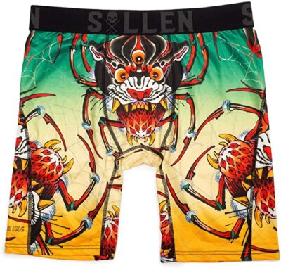 Sullen Hing Panther Spider Webs Tattoos Art Boxers Briefs Underwear SCM3375
