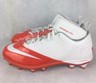 Nike Superbad Pro Lunarlon Mens Football Cleats Size 16 White Orange  GG360