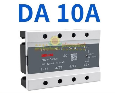ONE Delixi Three phase solid state relay CDG3-DA/10A CDG3-DA 10A 480VAC New
