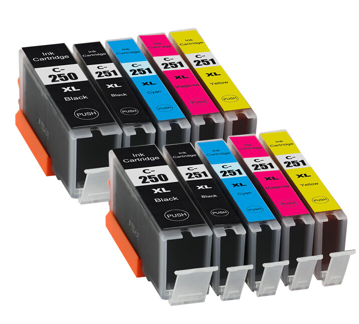 Printer Ink Cartridge use for PGI-250XL CLI-251XL Canon MG6420 MX920 MX922 MX722