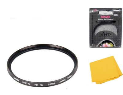Bower 95mm Digital HD UV Filter For Sony FE 200-600mm f/5.6-6.3 G OSS Lens
