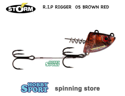 STORM  R.I.P. RIGGER COL. 05  BROWN RED 27 gr ARMATURA PER ARTIFICIALE LUCCIO