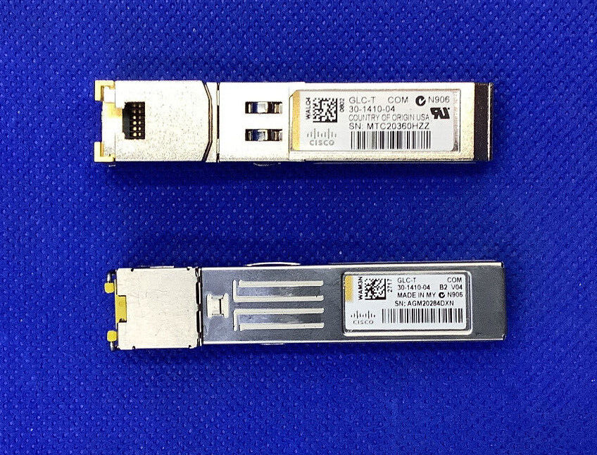 Cisco GLC-T 30-1410-03 8個セット（LANケーブル8本付） Cisco GLC-T 30-1410-03 8個セット（LANケーブル8本付） - メルカリ