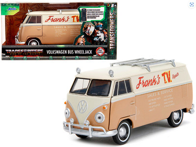 Volkswagen Bus Wheel Jack Jada 1/32 Frank's TV Repair Transformers Diecast Model