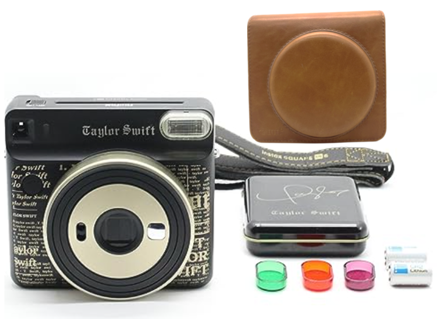 ミュージシャン Fujifilm instax SQUARE SQ6 Taylor Swift instax Square SQ6 Taylor Swift Camera - Black/Gold : Amazon