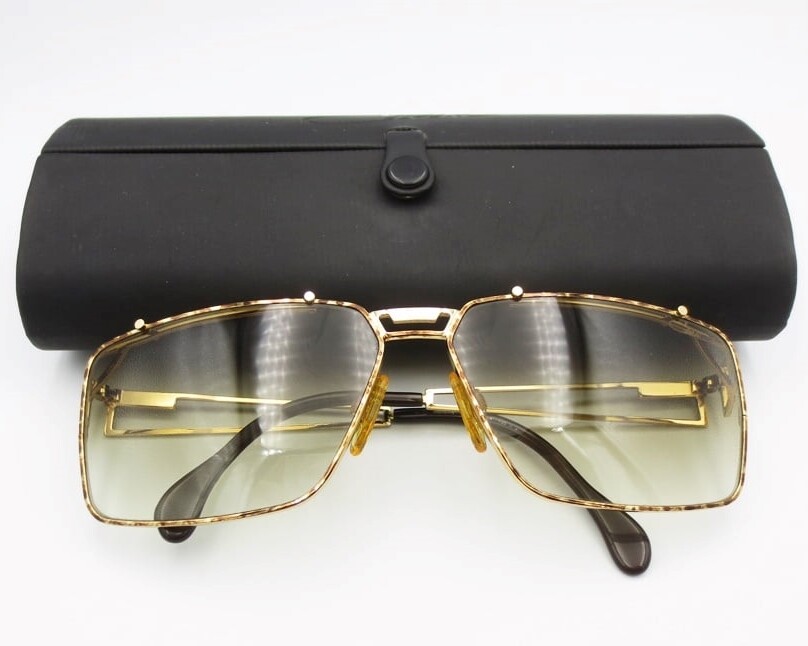 CAZAL 933 ドイツ製 Cazal Brown 2000s MOD.921 COL 33 Gold Frame 62[]14 GERMANY