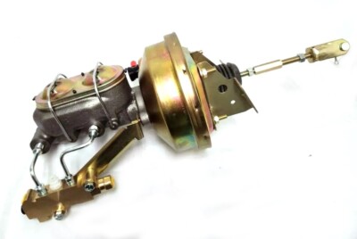 1967 1969 Chevy Camaro 8'' Zinc Power Brake Booster Master Cylinder Disc Drum