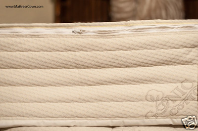 California King Bamboo Zipper Mattress Cover for Hardside Waterbeds